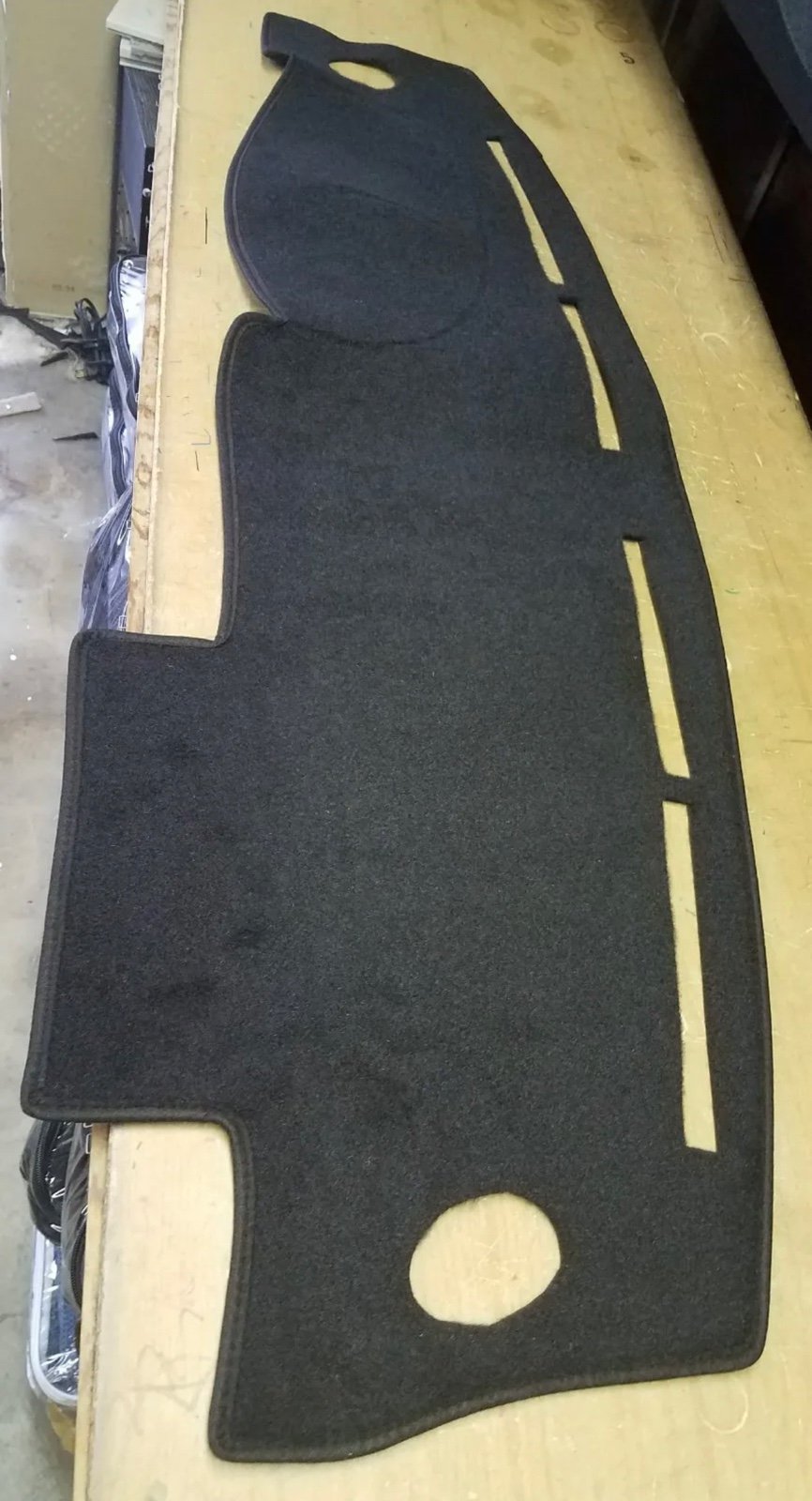 HONDA CIVIC DASH COVER BLACK POLYCARPET.
