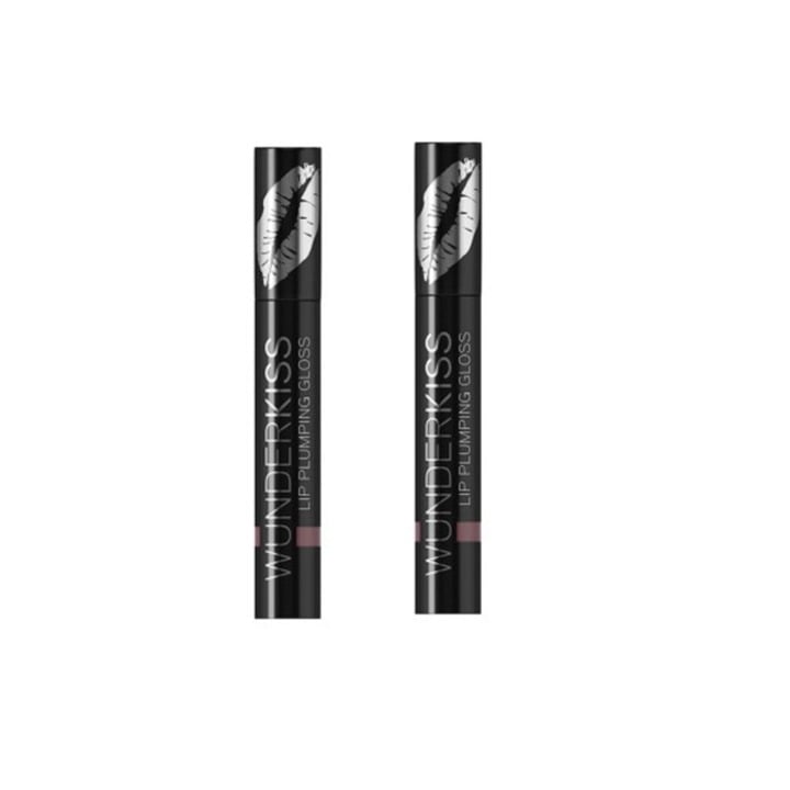 Set of 2 WUNDER WUNDERKISS Plumping Lip Gloss Mini
