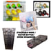 New mDesign Fridge Wine Rack water bottle Kitchen Storage Stacking Organizer set