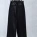 MB High-End Owari Wool Front Seam Hakama Slacks M Black