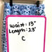 Anthropologie Moulinette Soeurs Blue Floral Pencil Skirt Side Split Women Size 2