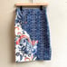 Anthropologie Moulinette Soeurs Blue Floral Pencil Skirt Side Split Women Size 2