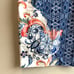 Anthropologie Moulinette Soeurs Blue Floral Pencil Skirt Side Split Women Size 2
