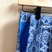 Anthropologie Moulinette Soeurs Blue Floral Pencil Skirt Side Split Women Size 2
