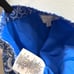 Anthropologie Moulinette Soeurs Blue Floral Pencil Skirt Side Split Women Size 2