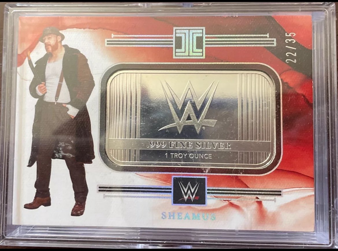 2023 Panini Impeccable WWE - WWE Logo Silver #BAR-SHM 22/35