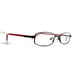 Technolite Flex Kids Eyeglasses Frames TLF 1008 BK/RD Black Red 48-17-130