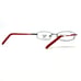 Technolite Flex Kids Eyeglasses Frames TLF 1008 BK/RD Black Red 48-17-130