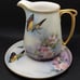 H&M Austria Small Creamer Pitcher and Small Tray Butterfly Flower Clara Russell