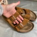 Birkenstock Arizona Soft Footbed Sandals in Mink