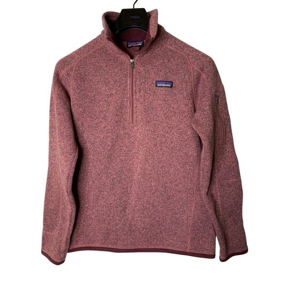 Patagonia Better Sweater 1/4 zip fleece pullover gray women's medium 25617