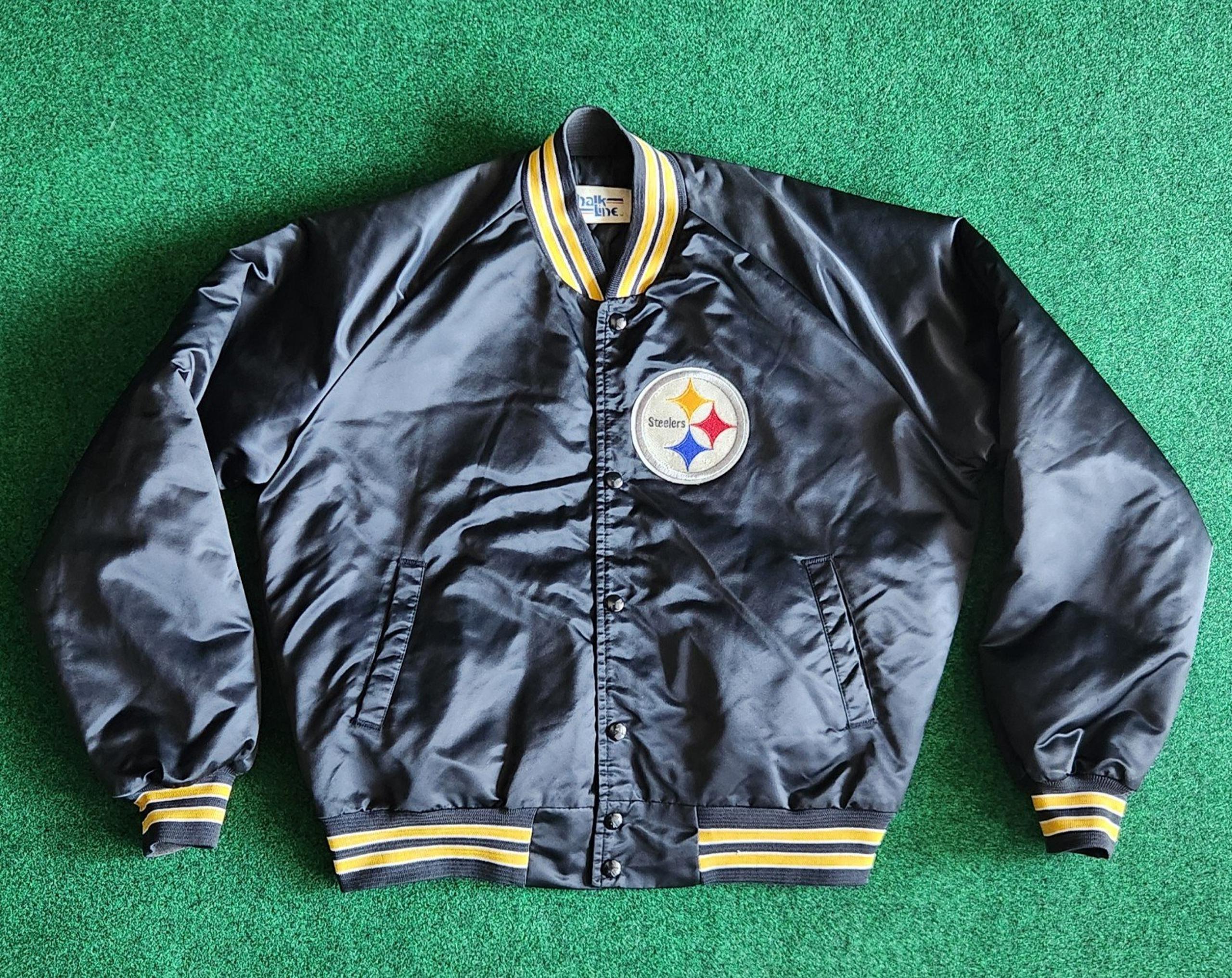 Vintage Chalk Line 90s Pittsburgh Steelers Jacket Men Medium