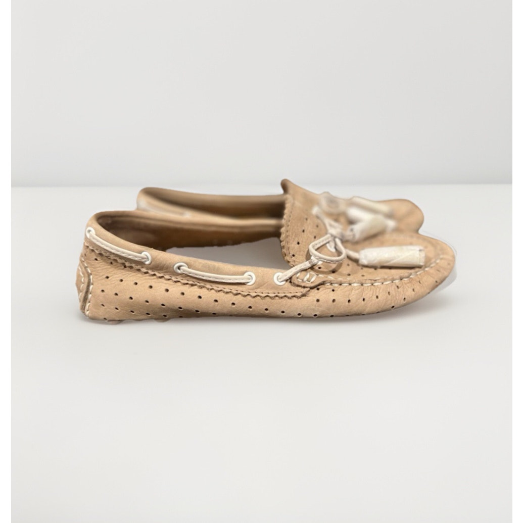 Coach Nadia Leather Driving Shoe Moccasin Loafer Women 6.5