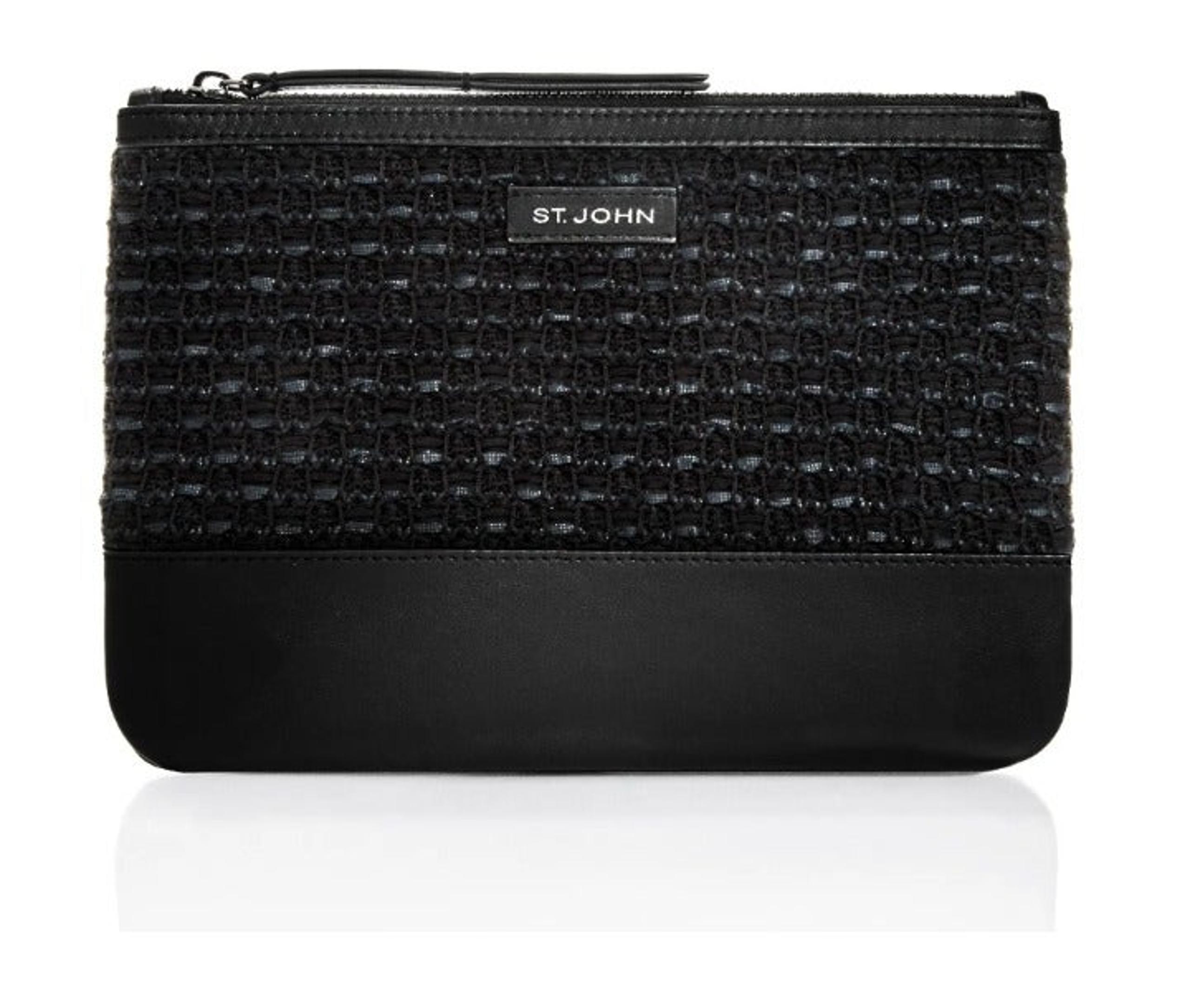 St. John Knit Zip Pouch