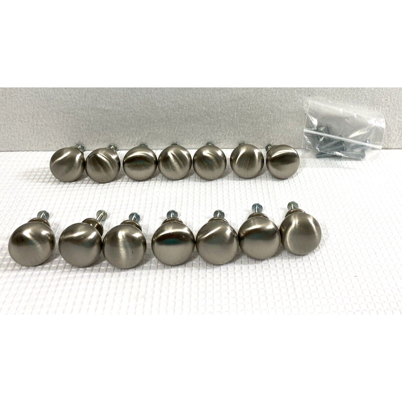 14 Silver Metal Cabinet Knobs Dresser Drawer Door Pull Handles Home Decor