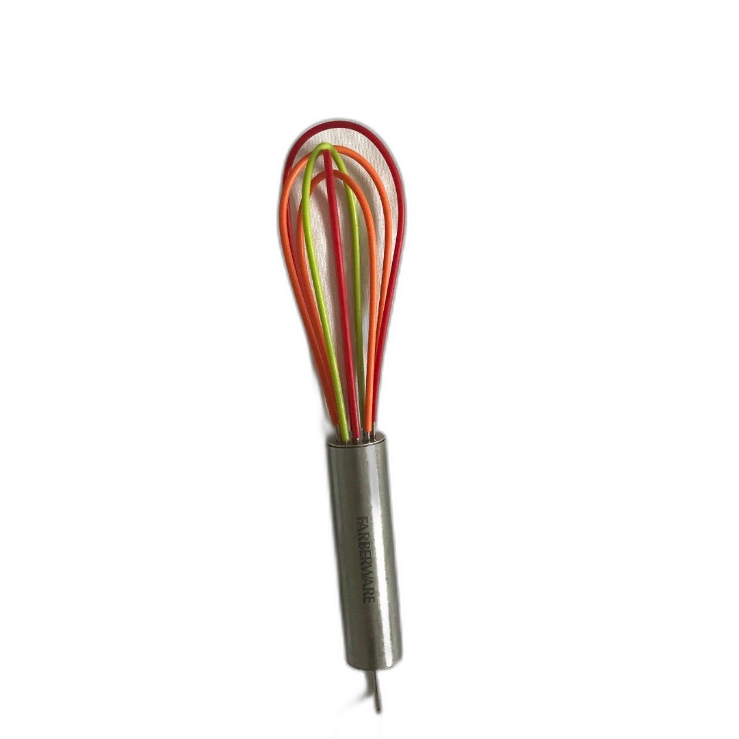 Farberware MINI WHISK 6-1/2" Professional Silicone Heat-Resistant Colorful