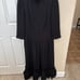 La Femme En Noir Victorian Dress in Black L