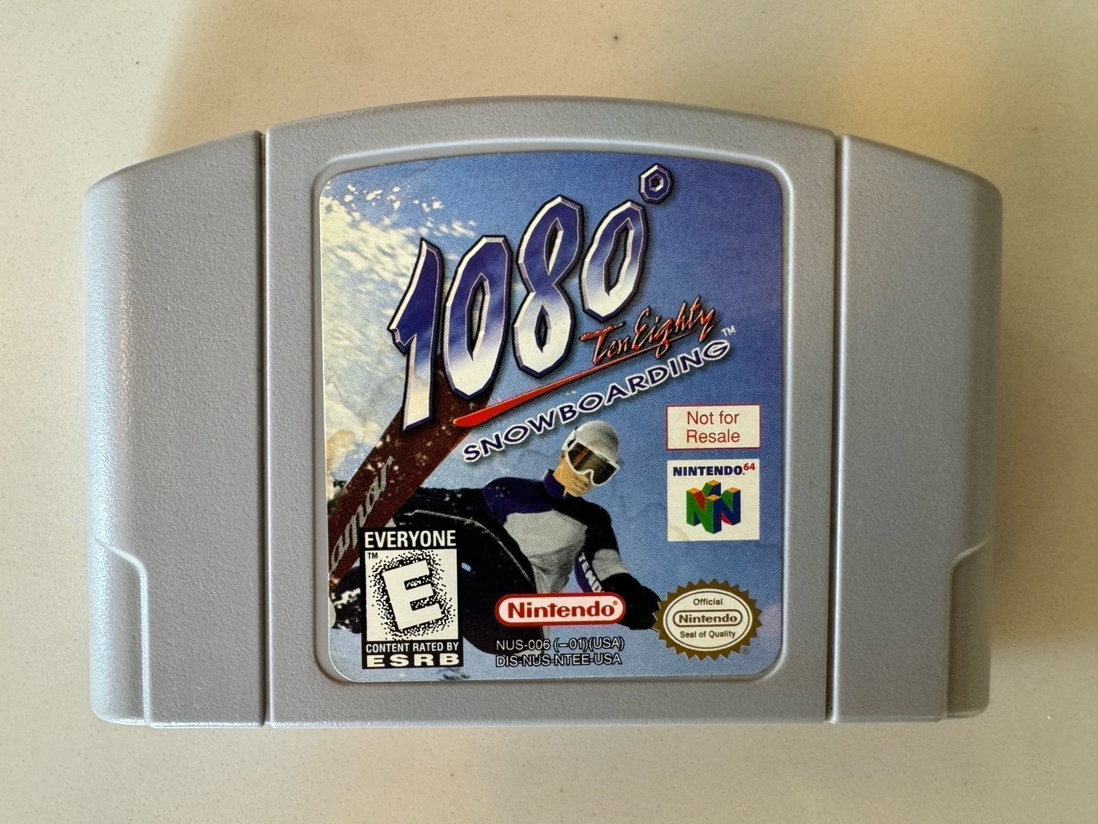 1080° Snowboarding n64 Not For Resale NFR Nintendo 64 Cart Rare MINT Condition
