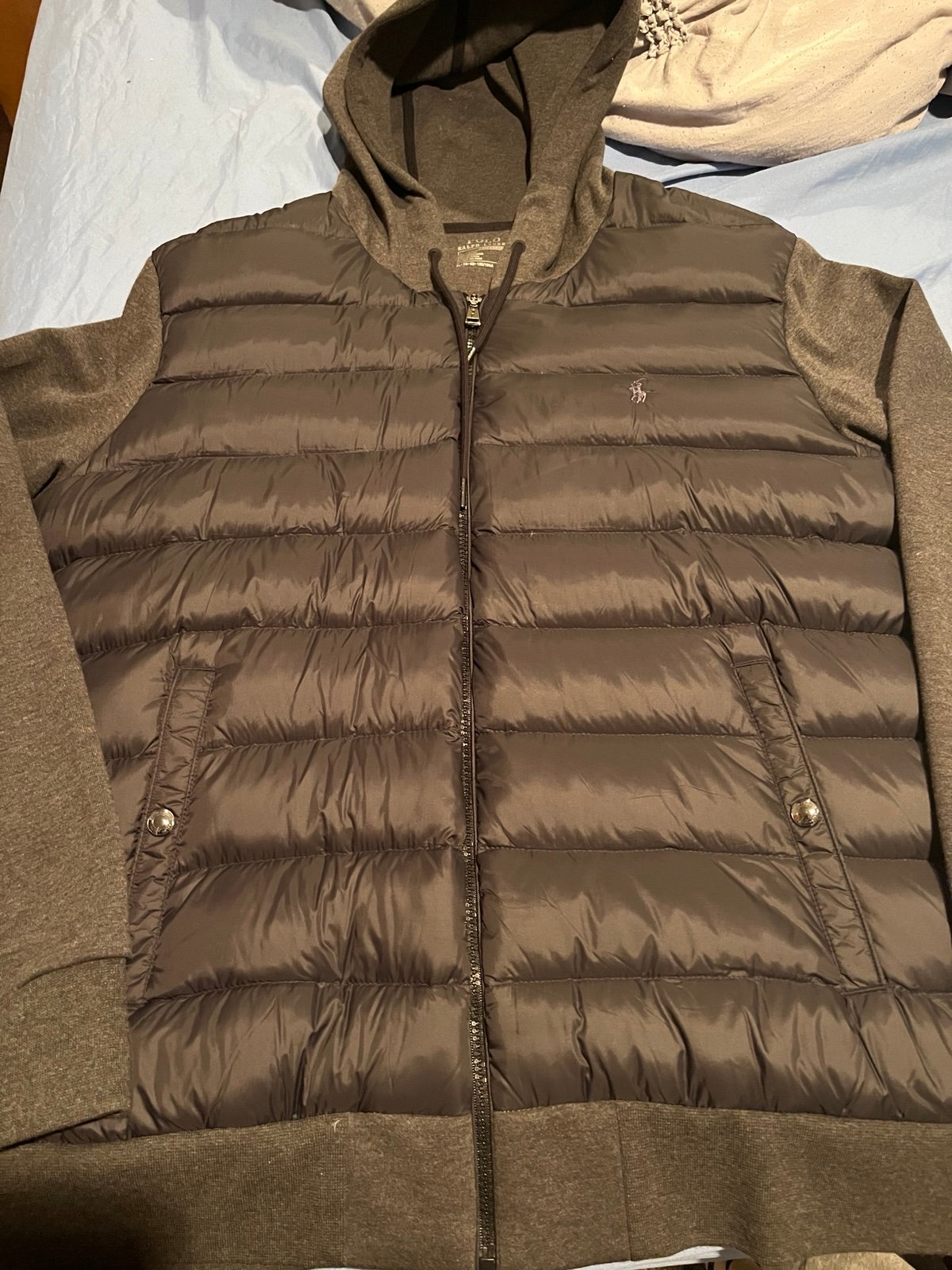 Polo Ralph Lauren Performance Puffer Bomber Jacket Size XL