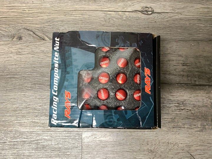 Rays Red lug nuts JDM 12x1.5
