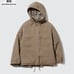 White mountaineering x uniqlo oversized hybrid down parka jacket size Large