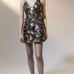 UO Cassie Satin Strappy Mini Dress