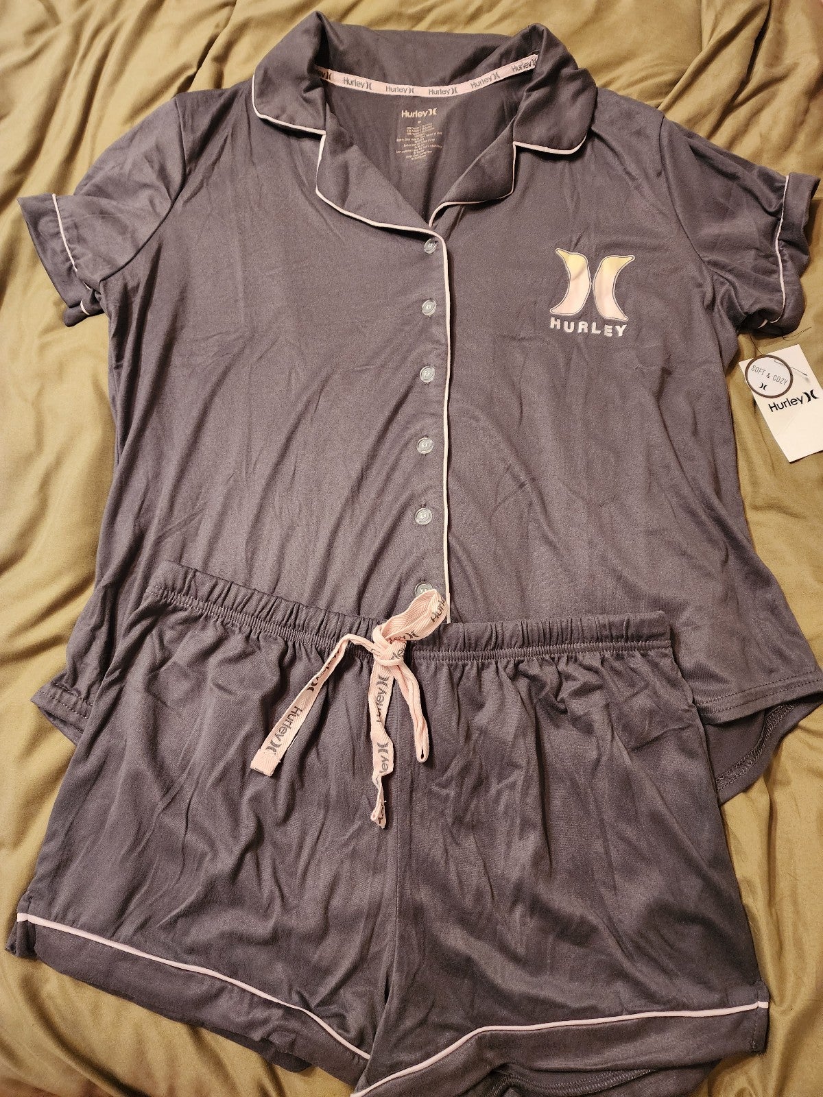 3 Sets of Hurley Pajamas