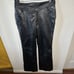 vtg HARLEY DAVIDSON motorycle pants 30”X29” black leather Y2K bootcut sz 4
