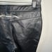 vtg HARLEY DAVIDSON motorycle pants 30”X29” black leather Y2K bootcut sz 4