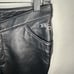vtg HARLEY DAVIDSON motorycle pants 30”X29” black leather Y2K bootcut sz 4