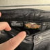 vtg HARLEY DAVIDSON motorycle pants 30”X29” black leather Y2K bootcut sz 4