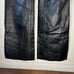 vtg HARLEY DAVIDSON motorycle pants 30”X29” black leather Y2K bootcut sz 4