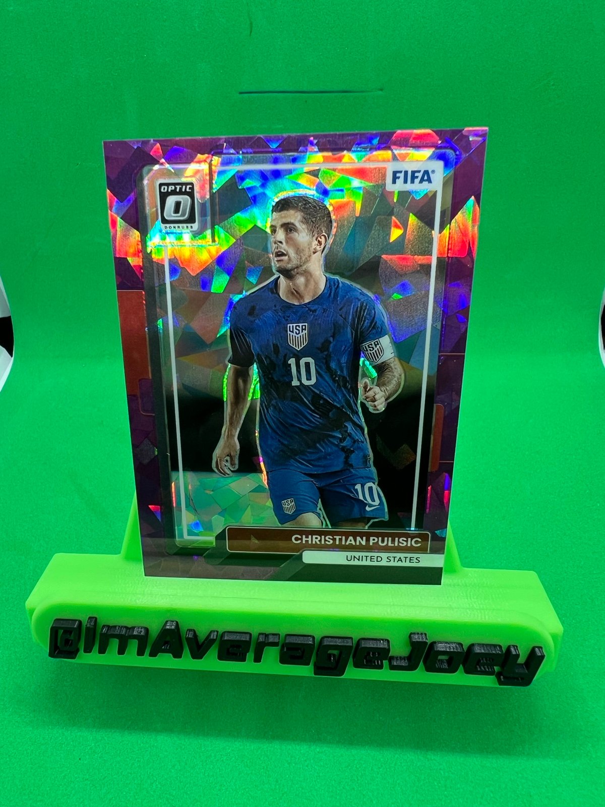2022-23 Donruss Soccer CHRISTIAN PULISIC Purple Ice /99 Optic FIFA United States