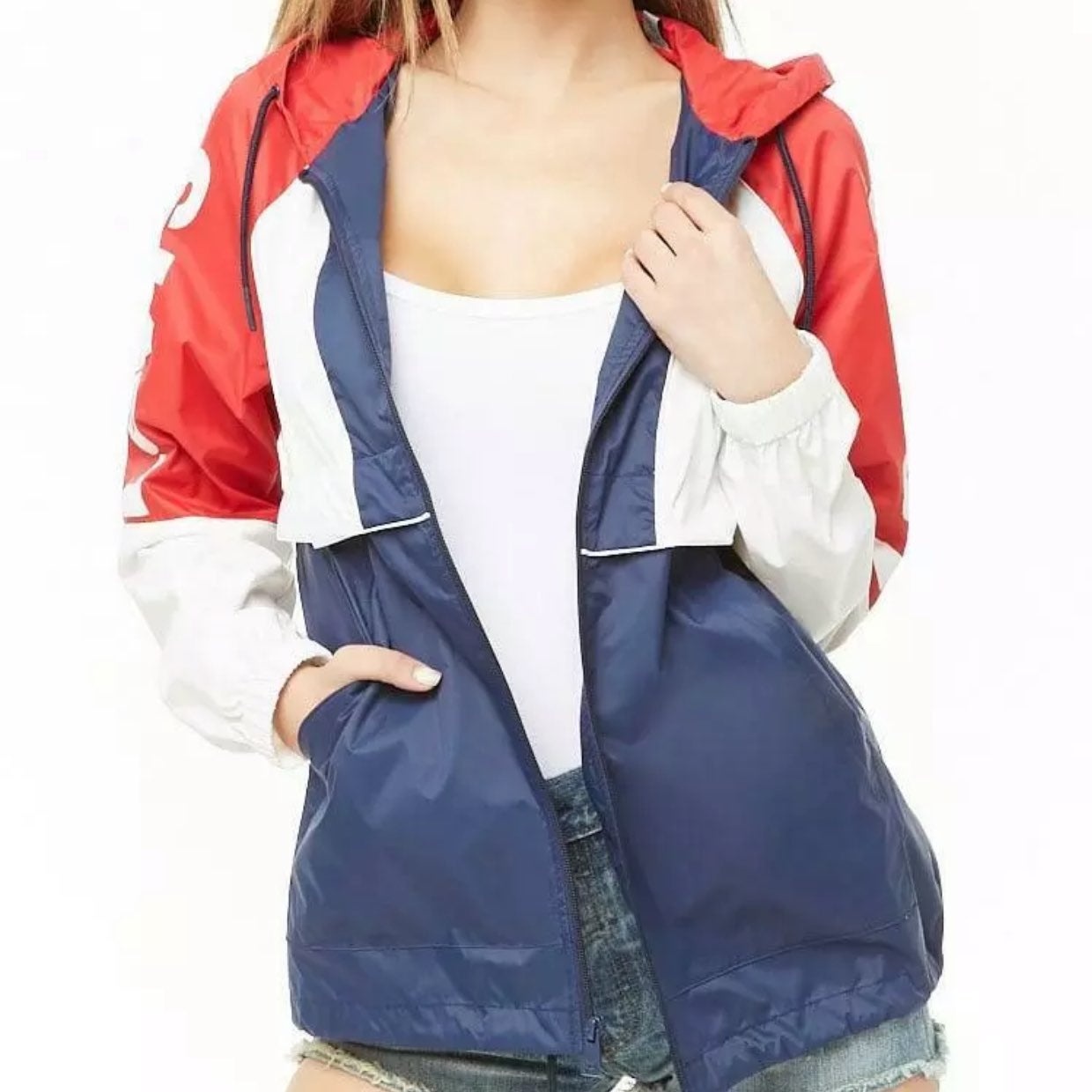 Levi windbreaker jacket sz Medium