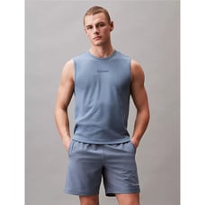 Calvin Klein men blue modern sport mesh tank top size M