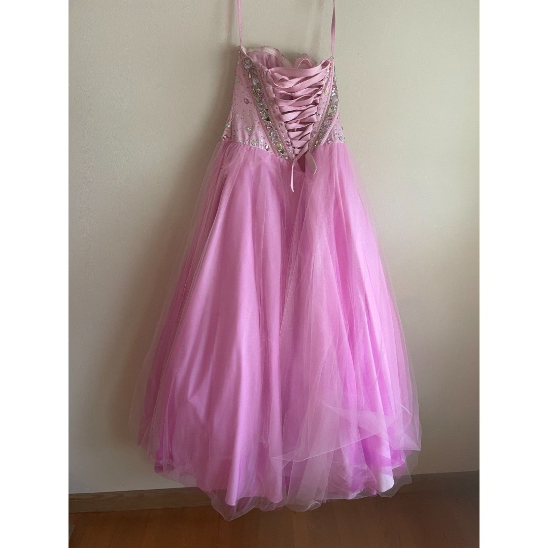 Pink Jeweled Formal Gown