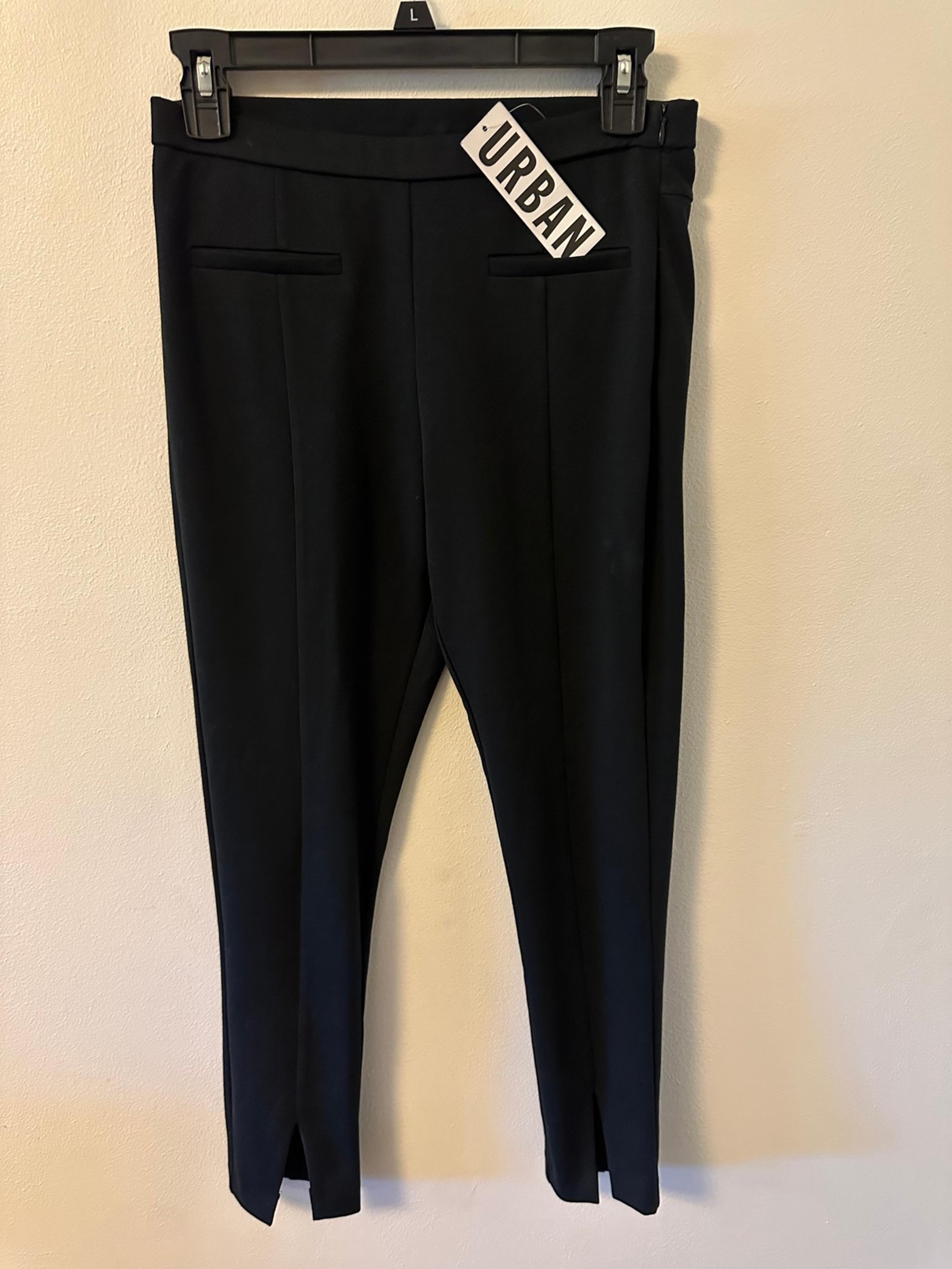 ✨ URBAN OUTFITTERS NWT DRESS PANTS BLACK SLACKS PULL ON TROUSERS