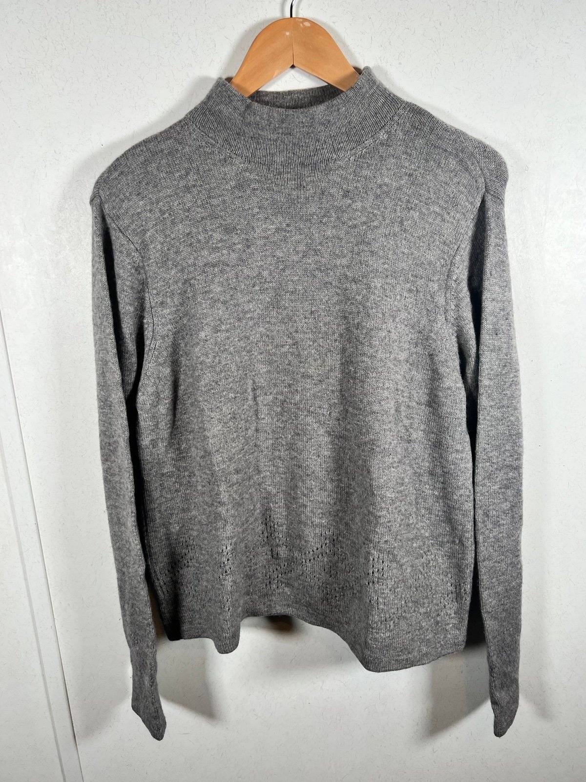 Pendleton originals high neck Marino wool cashmere sweater Womens extra large