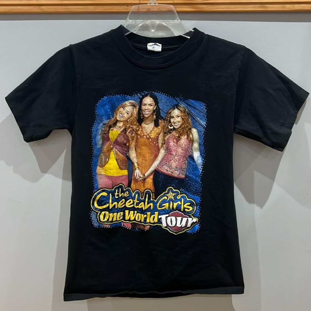 Disney 2008 The Cheetah Girls World Tour Adult S T-Shirt Promo Double-Sided
