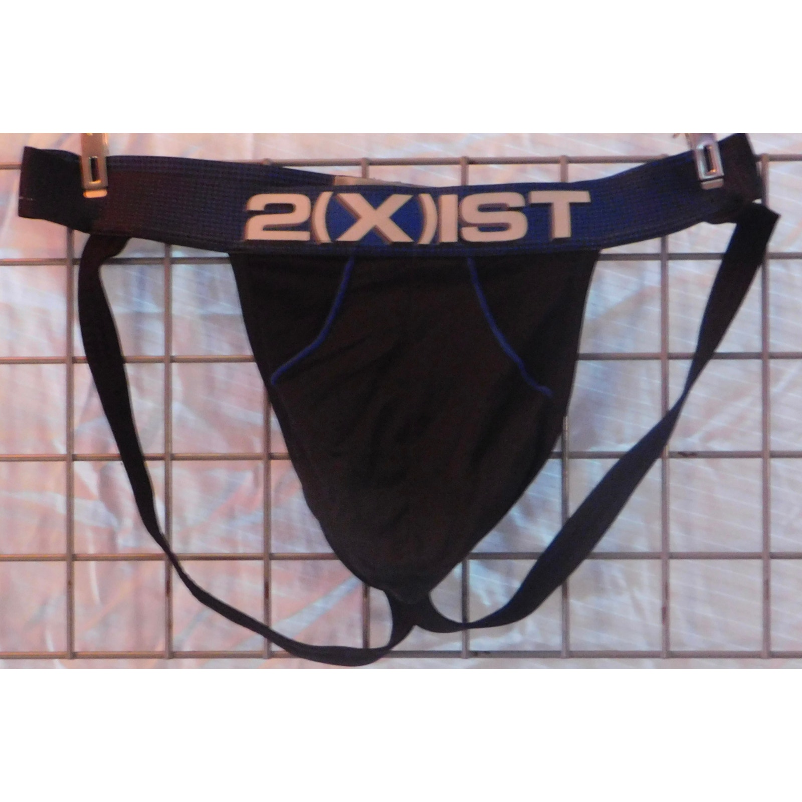 *VINTAGE* Mens Jockstrap by 2(x)ist Blk/Multi-Color Large