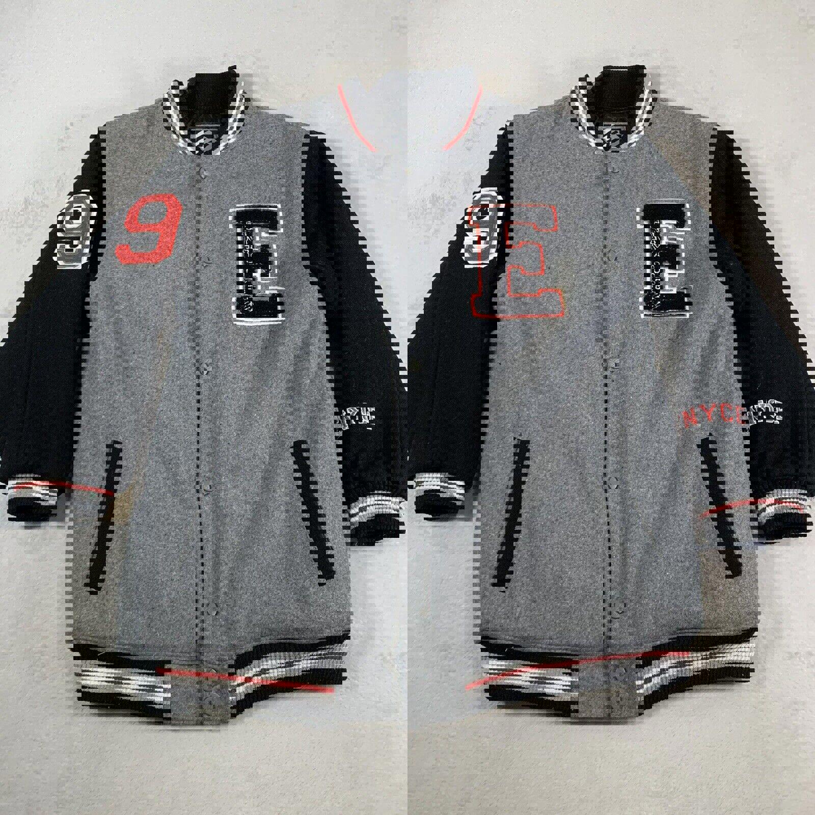 Enyce Varsity Letterman Jacket Mens Small (Tag M Fits S) Wool Hip Hop Vintage