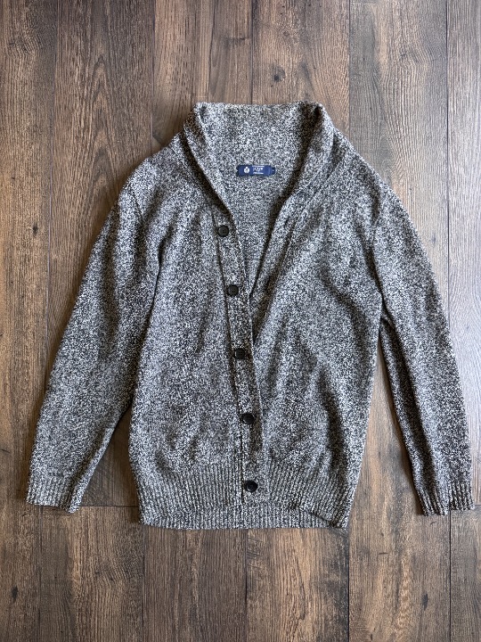 J Crew Grey Cardigan Sweater
