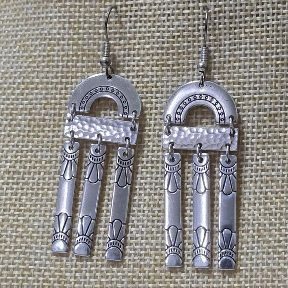 Brighton MARRAKESH Scrolled Chandelier Dangle Drop Earrings