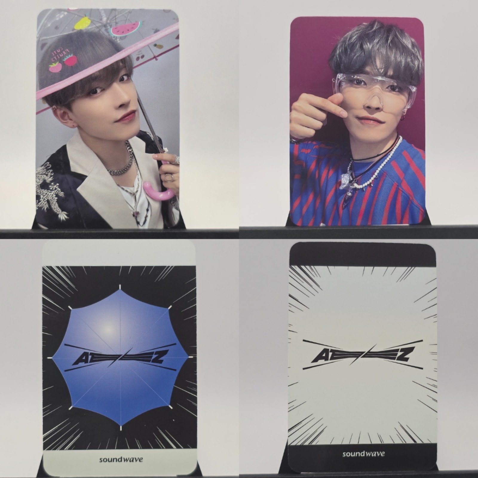 Ateez Hongjoong Soundwave Lucky Draw photocard pair