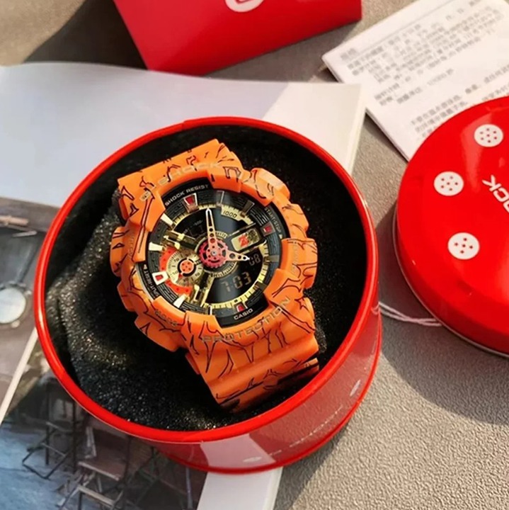CASIO G-SHOCK 5146 Men's DRAGON BALL Z GA-110JDB-1A4 Limited Edition Watch NEW!