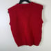 Vintage Cambridge Dry Goods winter sweater vest Deer Fight wool knit womens M