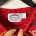 Vintage Cambridge Dry Goods winter sweater vest Deer Fight wool knit womens M