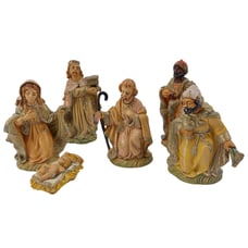 Euromarchi SRL Nativity Scene 4 Christmas Jesus Mary 7 Pcs