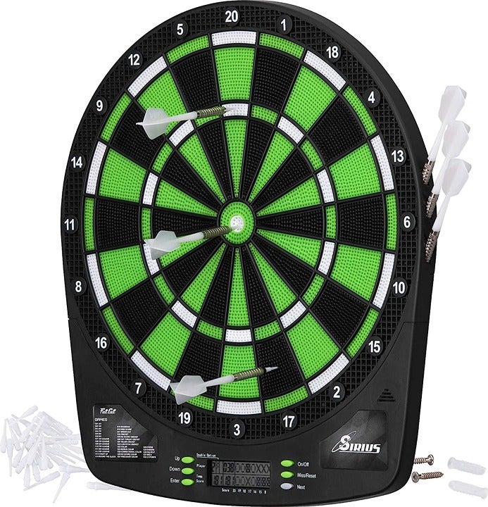 Compact Electronic Party Dorm Room Game Room Wall Soft Dart Tip Board Target Set