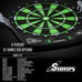 Compact Electronic Party Dorm Room Game Room Wall Soft Dart Tip Board Target Set